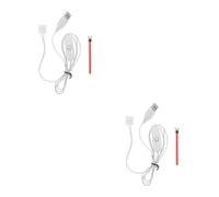 2 Set Filamento LED Flessibile Dc 5v Rosso per Luci Decorative Vintage | Cavo USB Incluso, Plastica Compatta per Spazi Stretti, per Riprese Video e Illuminazione Ottica