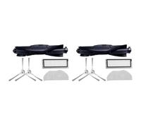 2 Set Filtro HEPA Rullo Principale Laterale Mop per 360 S2656 [EEK: A]