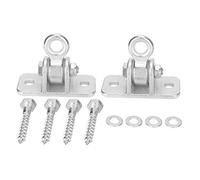 2 Set Gancio per Altalena Amaca per Sospensione in Ferro Resistente Gancio per Sedia Sospesa Piastra Fissa Capacità 992 Libbre Supporto per Soffitto Appeso per Interni