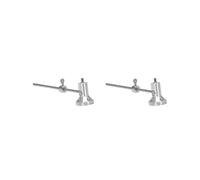 2 set Hammer Head Bass Drum Pedali Battitore Battitore Lega di Alluminio per batterista, Stile 3