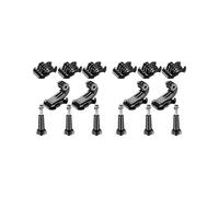 2 Set Kit Accessori Otto In per , Superficie Verticale Montaggio Rapido Supporto per Ganci con Gancio A J, Vite per Pollice Lungo per