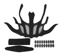 2 Set Kit Cuscinetti per Casco da Bici Fodera in Schiuma per Casco da Motociclista con Rete Anti Insetti Fornisce il Massimo Comfort e Stabilità per Ciclismo Motocicletta Guida