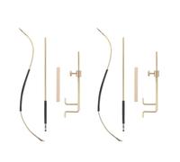 2 Set Kit Strumento per Anima Violino con Finitura Oro, Set | Legno, Metallo e Plastico, per Liutai e Violinisti Esperti, Regolazione Precisa e Preparazione