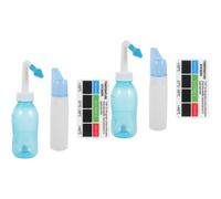 2 Set Lavaggio Nasale Detersivo Pulisci Naso in Plastica Detergente Per Il Naso Domestico Flacone Per Irrigazione Nasale Strumento Per La Nasale Pp Pulito Bottiglia Di Pulizia