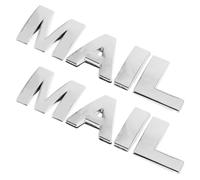 2 Set Lettere Metalliche per Cassetta Postale Esterna, Argento | Lega di Zinco, Alta Visibilità, Resistente alle Intemperie, Installazione Facile, per Complessi Abitativi