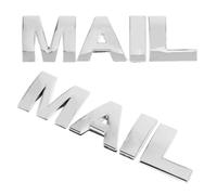 2 Set Lettere per Cassetta Postale, Targa, Argento | Lega di Zinco, Alta Visibilità, Facile Installazione, Resistente alle Intemperie, per Spazi Condivisi e Gestione Immobili