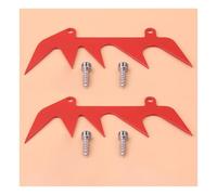 2 set/lotto Paraurti Spike Cane da abbattimento adatto for MS170 MS180 MS200 MS201 MS210 MS230 MS250 MS171 MS181 MS211 Motosega Parte di ricambio(Red)