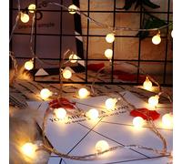 2 Set Luci Della Stringa Della Palla Luci Batteria Alimentato, 5M 50 LED Stringa