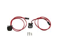 2 Set Luci per auto RC Faretti per fari a LED Proiettori quadrati ad alta luminosità per auto cingolata 1/10 RC