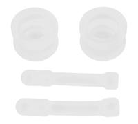 2 Set Mortaio in Vetro Pestello, Set da Spezie | Design Moderno ed Elegante, Macinazione Fine e Pulizia Semplice, per Cucina e Laboratorio Scientifico