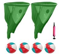 2 set non Granny Pants Yard Game Set con 4 palle rimbalzanti for il team building (blu) (A)