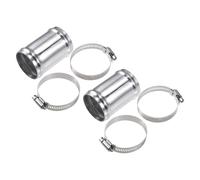 2 Set OD 2" 51Mm Lunghezza 3" 76Mm Tubo Intercooler In Lega Alluminio Dritto