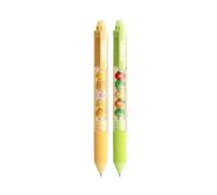 2 Set Penna A Olio Penna A Retrattile Regalo Scrittura Liscia Forniture Per Ufficio Scolastico Per Insegnare