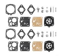 2 set per kit di ricostruzione carboidrati per Tillotson per serie Hs per Hs-21d per Hs-101c compatibile con modelli di motosega da 49sp a 66e costruzione in metallo