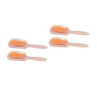 2 Set Pettine Da Massaggio Intrecciatura Cera Spazzola Per Con Setole Districare Asciugacapelli Pettine Di Cuoio Capelluto Pennelli Addominali Orange 2 Pezzi * 2 Healeved