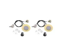 2 set Pickup Trasduttore Piezo Amplificatore Precablato per Chitarra Violino Ukulele Banjo
