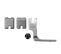2 Set Piedino per arricciare P950 Accessorio per piedino premistoffa interamente in metallo per macchine da cucire industriali per cucire in modo efficiente materiali senza pieghe