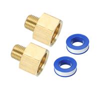 2 Set Raccordi Ottone per Bushing NPT 1/2"F-1/2"M