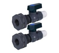 2 Set Rain Barrel Spigot for Rainwater Harvesting Adattatore Per D'acqua