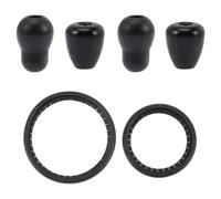 2 Set Ricambi per Stetoscopio Gommini Auricolari in PVC Nero | Copriorecchie Morbidi, Isolamento del Rumore e Comfort, per Medici e Studenti in Ospedale