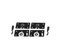 2 Set Rulli Porta Scorrevole Altezza Regolabile Armadio Nylon Ruota Rotoi