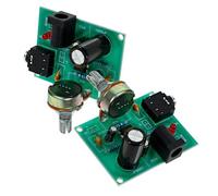 2 Set Scheda Amplificatore Stereo Ultraminiatura Kit DIY Saldatura