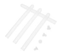 2 Set Scorrevoli per Cassetti Laterali, Guide per Armadio, Plastico | Montaggio Laterale, Struttura Monoblocco, Apertura a Pressione, per Mobile TV e Porta Nascosta, Accessori Inclusi