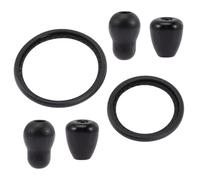 2 Set Set Auricolari per Stetoscopio Nero Pvc, Sostituzioni Morbide | Isolano Rumore Esterno, Flessibili e Confortevoli, per Clinica e Ospedale