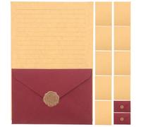 2 Set Set Buste da Lettere Eleganti Carta, Triangolo Occidentale | Inviti di Nozze e Compleanno, Stile Raffinato, Uso Versatile, Confezione Inclusa, Design Classico