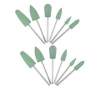 2 Set Set Punte Fresa Unghie 3/32 Pollice 2, 35mm Verde