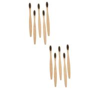 2 Set Spazzolino Da Denti Con Manico In Legno Di Bambù Mini Decorazione Bavaglino Per Il Lavaggio Spugna Per La Pulizia Cosa Spugna Per La Pulizia Della Spazzola 10 pezzi * 2 KOMBIUDA