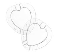 2 Set Stampo a Cuore per Pomodoro in Plastica Riutilizzabile | Frutta e Piante, Uso DIY e Gardening, Facile da Usare, Non Si Deforma, Forma Stabile
