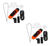2 Set strumento musicale kazoo Flauto kazoo Divertente strumento chitarra elettrica con kazoo elettrico strumento di educazione musicale armonica per chitarra addominali rosso BESTonZON