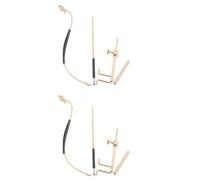 2 Set Strumento per Violino, Kit Regolazione Supporto Sonoro oro | Controllo da Liutaio, Kit Portatile, per Riparazione Strumento e Preparazione Esecuzione, con Calibro