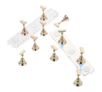 2 Set Supporto per Unghie Finte in Acrilico Base, per Esercizi | Espositore Decorativo e Riutilizzabile, per Nail Art e Punta Finta, in Salone e Portfolio