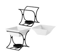 2 Set Tazza Sciogli Cioccolato Candle Melting Pot Pentola Scalda Burro