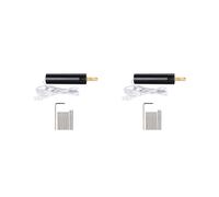 2 Set Trapano Manuale Microelettrico 0,7-1,2 mm per Resina, Trapano Elettrico per Creazione di Gioielli Kit Elettrico Pin Morsa