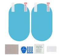 2 Set Trasparente Rain Protection Film, Araproping Car Mirror Foil, Nano Ebated, Trasparente, Protezione Adesivo Per La Guida In Sicurezza - Pellicola Protettiva Ad Alta Risoluzione Per Un Co