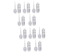 2 Set Tubetti Vuoti Per Lucidalabbra Contenitori Trasparenti Ricaricabili Per Cosmetici Per Viaggi 5 Pezzi*2