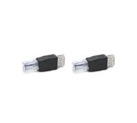 2 set USB a rete adattatore casa cablata telecamera Internet Converter testa di cristallo router Ethernet presa di conversione connettore trasformatore
