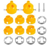 2 Set Utensile per Filettatura PVC Lunga Durata con Matrici