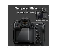 (2 SET) Vetro temperato protettivo autoadesivo per fotocamera Z9 per schermo LCD Nikon Z 9 + pellicola