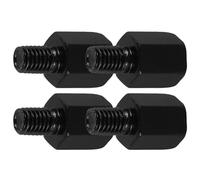 2 Set Vite di Aumento Specchio Retrovisore Moto 8-10mm in Metallo | Montaggio Semplice, Include Filetti Inverso, per Specchi Posteriori di Moto ed Elettriche