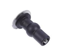 2 Set Viti di Montaggio per Copri Wc Bulloni Espansione Neri | Gomma e Acciaio Inossidabile, Due Set da 2, 8cm e 1, 10 Pollici, per Manutenzione Bagno Domestico