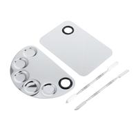 2 Sets/4pcs Tavolozza Acquerelli Metallo Make up Strumento Per Il Trucco