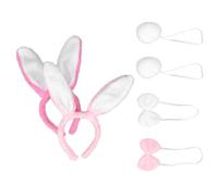 2 Sets Accessori Per Conigli Orecchie Coniglietta Decorazioni Di Coniglio