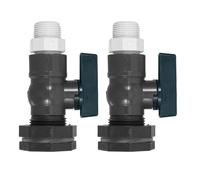 2 Sets Adattatore Divisore Per Rubinetto Connettore Tubo Della Botte Pioggia