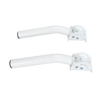 2 Sets antenna Pole supporto regolabile parete Roof J supporto Kit per | Per Starlink Internet Kit Satellite Pole supporto,Weather Resistant,Compatibile Antenna,Multipli Applications