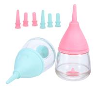 2 Sets Bottiglia Per Piccoli Animali Biberon Gattini L'allattamento Appena Nati