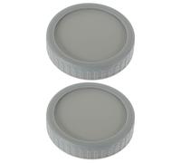 2 Sets Copri Vasetto Tappi Per Barattoli Coperchi Bocca Larga Delle Lattine